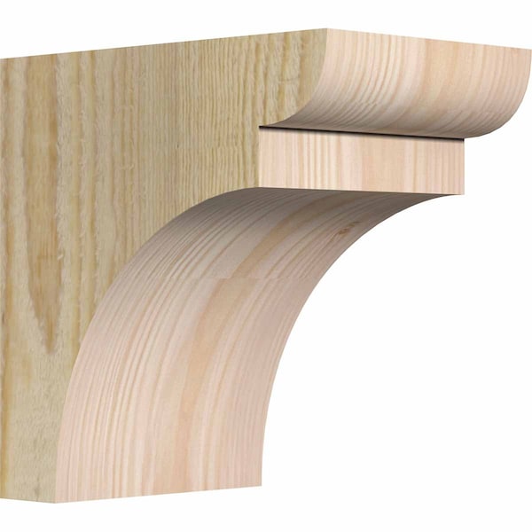 Ekena Millwork Yorktown Rough Sawn Corbel, Douglas Fir, 4"W x 6"D x 6"H COR04X06X06YOR00RDF - main